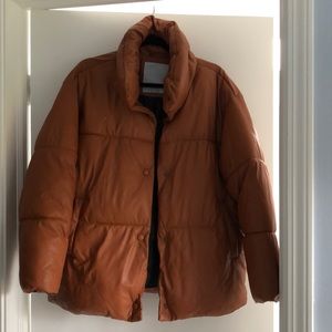 NVLT Brown Puffer Jacket